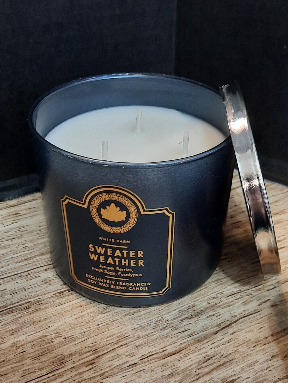 "SWEATER WEATHER" Bath And Body Works 3 WICK